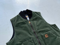 Carhartt Canvas Duck Vest L ForestGreen