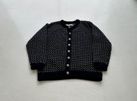 80s L.L.Bean BirdsEye Knit Cardigan L