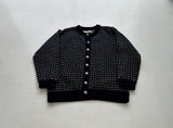 80s L.L.Bean BirdsEye Knit Cardigan L