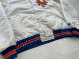 STARTER MLB NY Mets Varsity Jacket L White