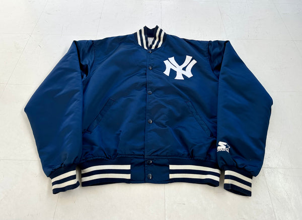 STARTER MLB NY YANKEES Varsity Jacket L Navy