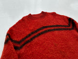 60s Manhattan Mohair Crewneck Sweater L DeepOrange