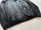 90s Polo Ralph Lauren Leather SwingTop Jacket M Black