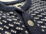 80s L.L.Bean BirdsEye Knit Cardigan L