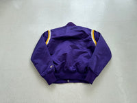 Los Angeles Lakers Nylon Varsity Jacket L Purple