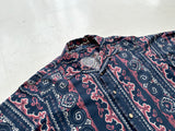 90s Polo Ralph Lauren VINTAGE CAMP Big Paisley Loop Shirt L