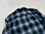 90s Pendleton Shadow Plaid Board Shirt M Blue