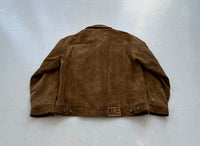 80s Polo Ralph Lauren Suede Trucker Jacket L