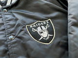 90s ChalkLine Raiders Varsity Jacket L Black
