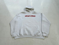 80s Haagen Dazs Logo Hoodie XL White