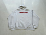 80s Haagen Dazs Logo Hoodie XL White