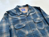 90s Pendleton ShadowPlaid Board Shirt XL Navy