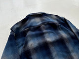 90s Pendleton Shadow Plaid Board Shirt XL Blue