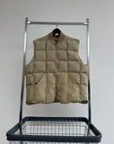 80s Eddie Bauer Quilting Puffer Vest 46 Ivory