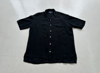 90s Polo Ralph Lauren CALDWELL Loop Shirt M Black