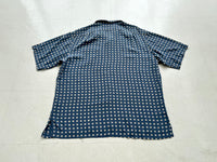 90s Polo Ralph Lauren Polka Dot Silk Loop Shirt L Skyblue