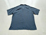 90s Polo Ralph Lauren Polka Dot Silk Loop Shirt L Skyblue