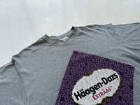 90s Haagen Dazs Extras T-shirt Gray