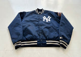 STARTER MLB NY YANKEES Varsity Jacket L Navy