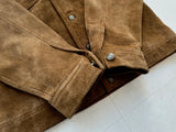 80s Polo Ralph Lauren Suede Trucker Jacket L