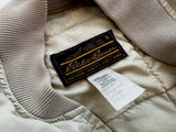 80s Eddie Bauer Quilting Puffer Vest 42 Ivory