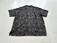 90s Polo Ralph Lauren CLAYTON Black Flower Shirt XL Black