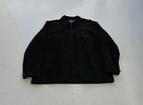 90s Polo Ralph Lauren Suede Leather Jacket XL Black