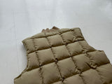 80s Eddie Bauer Quilting Puffer Vest 46 Ivory