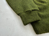 60s CAMPUS Mohair Cardigan L IvyGreen