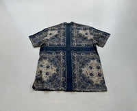 90s Polo RalphLauren Deadstock VINTAGE CALDWELL Cross Paisley Loop Shirt L