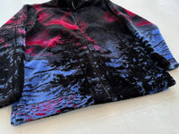 90s Black Mountain Aurora Fleece Jacket M Black