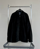 90s Polo Ralph Lauren Suede Leather Jacket XL Black