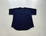 90s Majestic NY Yankees Jersey XL Navy Striped