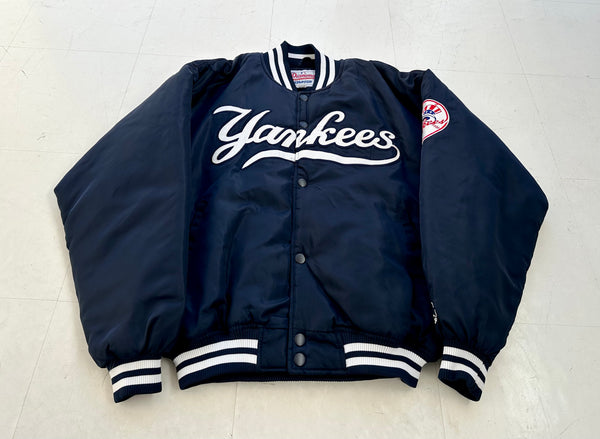 STARTER MLB NY YANKEES Varsity Jacket L Navy