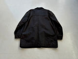 90s GAP Leather Car Coat L Deep Brown