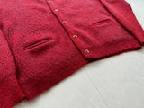 60s Sears Mohair Cardigan L Pink