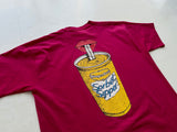 90s Haagen Dazs T-shirt XL Shocking Pink