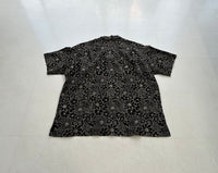 90s Polo RalphLauren CLAYTON Black Flower Shirt XL