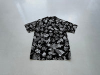 90s Polo RalphLauren Black Hawaiian Rayon Loop Shirt M