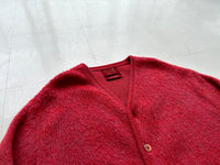 60s Sears Mohair Cardigan L Pink