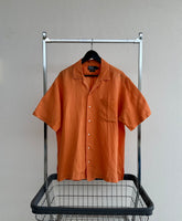 90s Polo RalphLauren CALDWELL Loop Shirt L HermesOrange