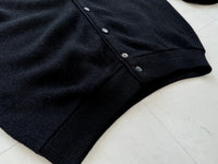 60s ArnoldPalmer Alpaca Cardigan XL Black