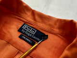 90s Polo RalphLauren CALDWELL Loop Shirt L HermesOrange