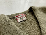 50s McGregor PowderSnow Mohair Sweater M SilverGray