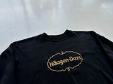 90s Haagen Dazs Sweater XL Black