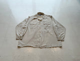 90s Polo RalphLauren Rayon Loop L/S Shirt M Ivory