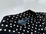 90s Polo RalphLauren PolkaDot Rayon CLAYTON Loop Shirt XXL