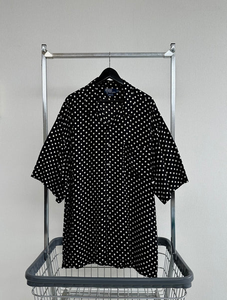 90s Polo RalphLauren PolkaDot Rayon CLAYTON Loop Shirt XXL – NO