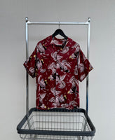 50s Williams&Suns Rooster Hawaiian Shirt L