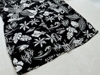 90s Polo RalphLauren Black Hawaiian Rayon Loop Shirt M